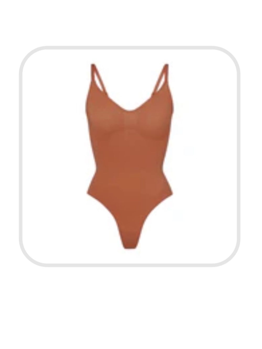 Skims - SEAMLESS SCULPT THONG BODYSUIT | BRONZE / M